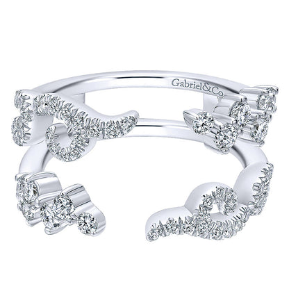 Anniversary Band 14k White Gold Diamond Jacket