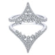 Anniversary Band 14k White Gold Diamond Jacket