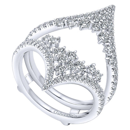 Anniversary Band 14k White Gold Diamond Jacket
