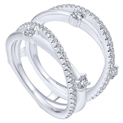 Anniversary Band 14k White Gold Diamond Jacket