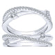 Anniversary Band 14k White Gold Diamond Jacket