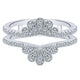 Anniversary Band 14k White Gold Diamond Jacket