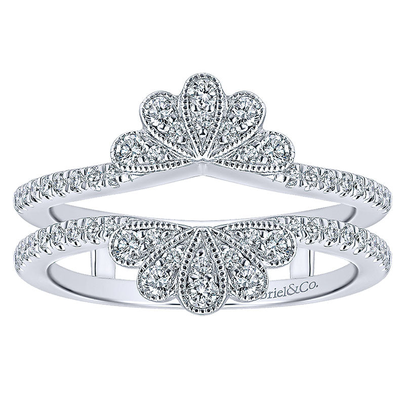 Anniversary Band 14k White Gold Diamond Jacket