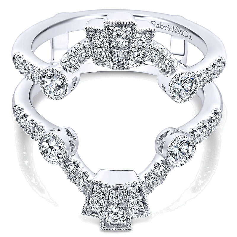 Anniversary Band 14k White Gold Diamond Jacket