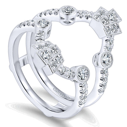 Anniversary Band 14k White Gold Diamond Jacket