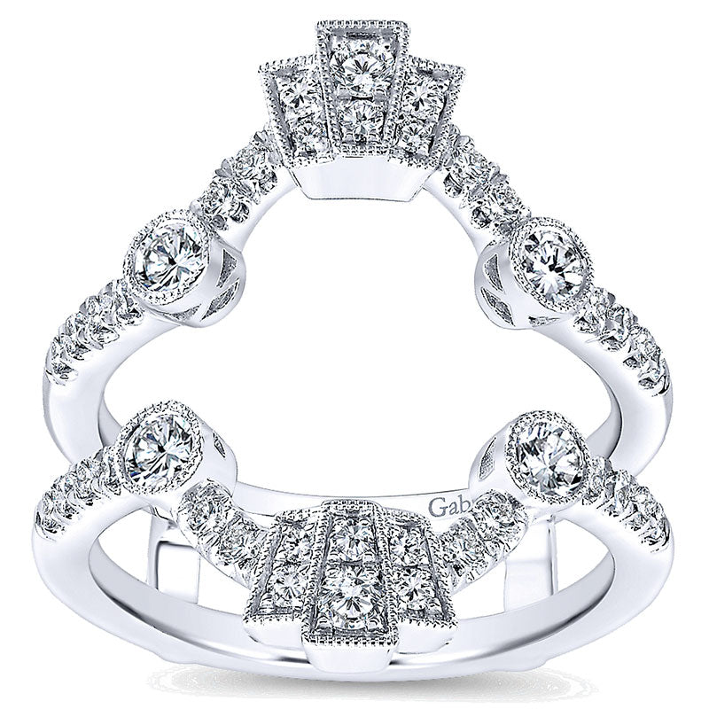 Anniversary Band 14k White Gold Diamond Jacket