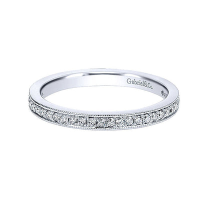 14k White Gold Diamond Midi Ladies' Ring
