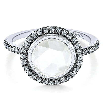 Ladies' Ring 14k White Gold Lusso Color Fashion