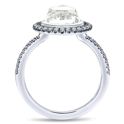 Ladies' Ring 14k White Gold Lusso Color Fashion