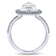 Ladies' Ring 14k White Gold Lusso Color Fashion