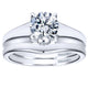 Engagement Ring 14k White Gold Diamond Solitaire
