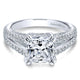 14K White Gold Diamond Split Shank 14K White Gold Engagement Ring ER12338C8W44Jj
