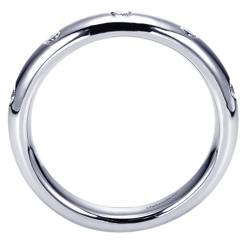 Anniversary Band 14k White Gold Diamond Stackable