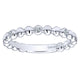 Ladies' Ring 14k White Gold Stackable