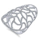 Ladies' Ring 14k White Gold Lusso Diamond Statement