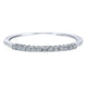 Anniversary Band 14k White Gold Diamond Straight