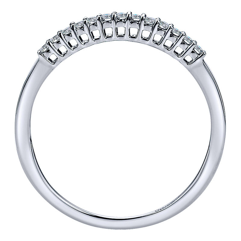 Anniversary Band 14k White Gold Diamond Straight
