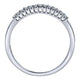 Anniversary Band 14k White Gold Diamond Straight