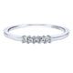 Anniversary Band 14k White Gold Diamond Straight