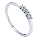 Anniversary Band 14k White Gold Diamond Straight