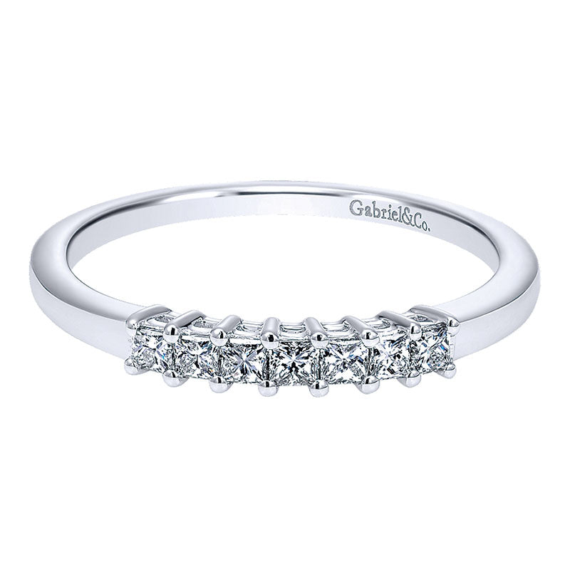 Anniversary Band 14k White Gold Diamond Straight