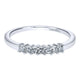 Anniversary Band 14k White Gold Diamond Straight
