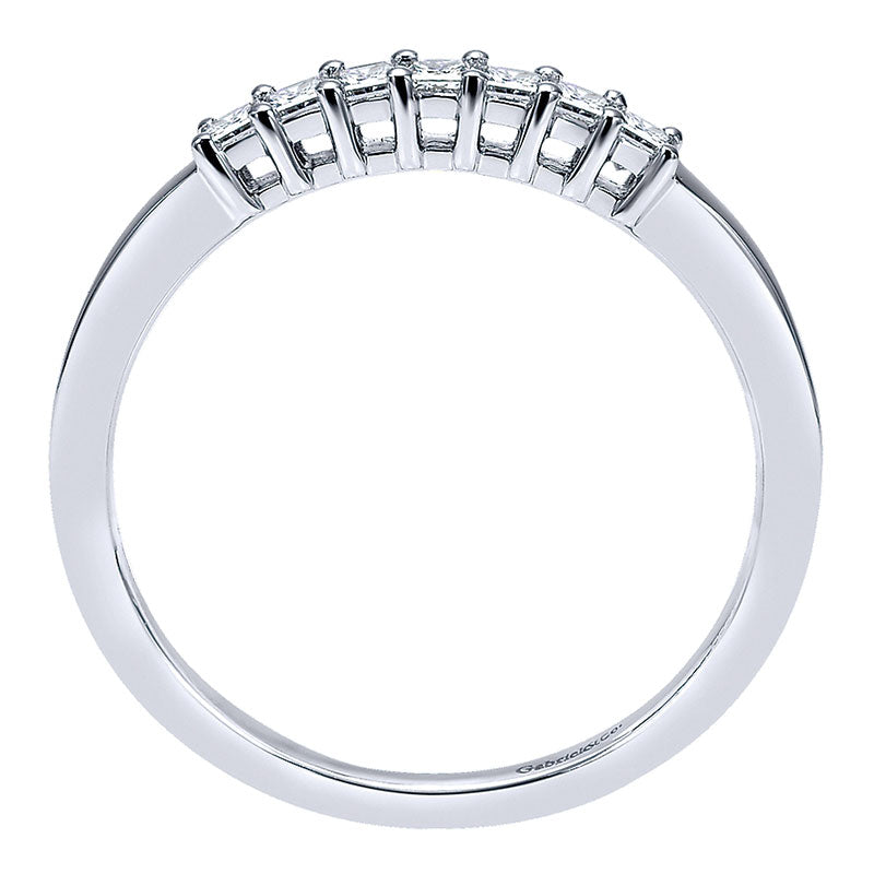 Anniversary Band 14k White Gold Diamond Straight