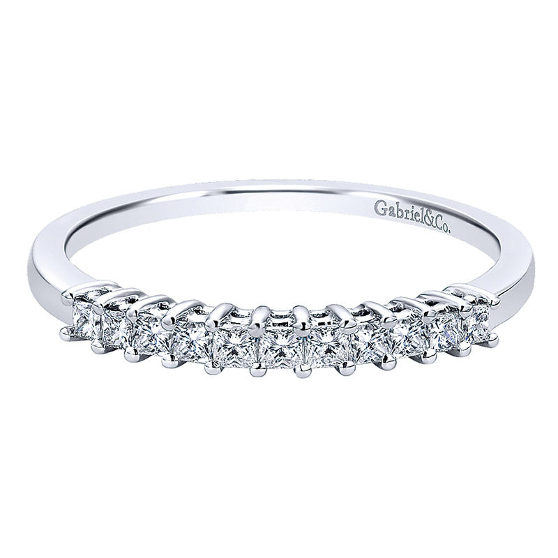 14K White Gold Diamond Straight 14K White Gold ANniversary Band AN11201W44Jj