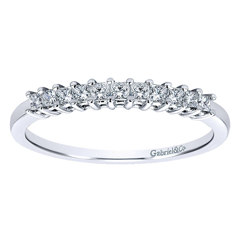 14K White Gold Diamond Straight 14K White Gold ANniversary Band AN11201W44Jj