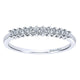 14K White Gold Diamond Straight 14K White Gold ANniversary Band AN11201W44Jj