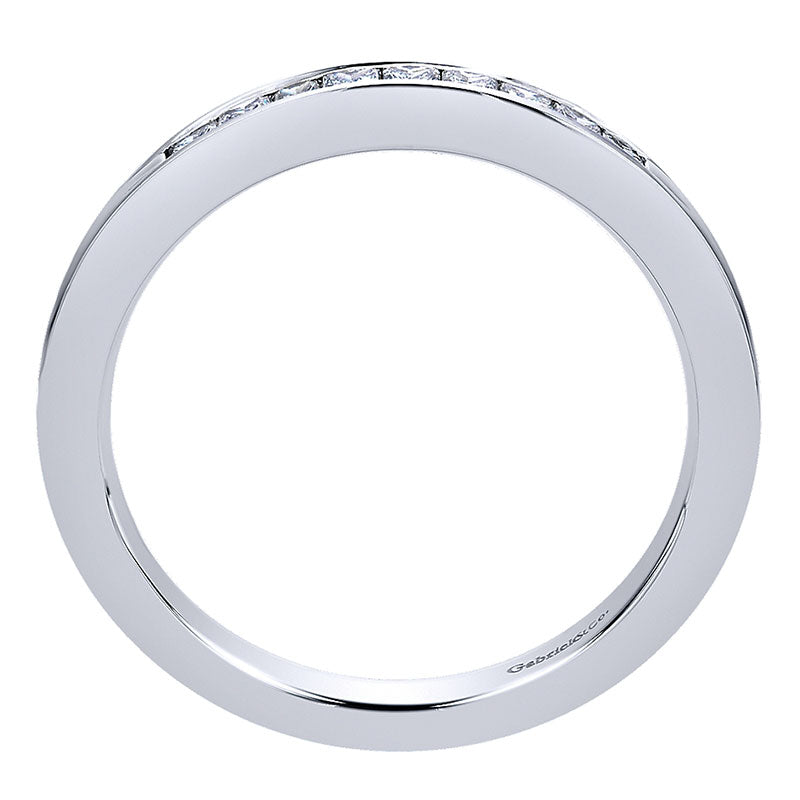 Anniversary Band 14k White Gold Diamond Straight