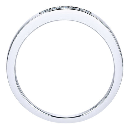 Anniversary Band 14k White Gold Diamond Straight