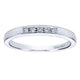 Anniversary Band 14k White Gold Diamond Straight
