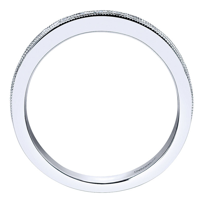 Anniversary Band 14k White Gold Diamond Straight