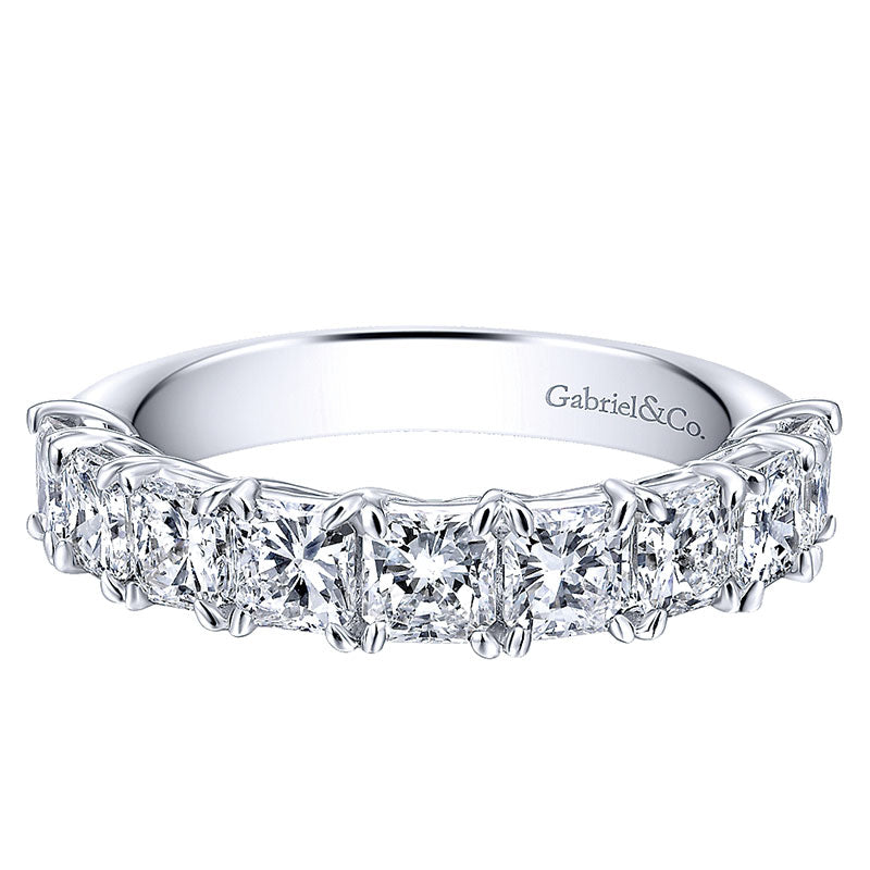 Anniversary Band 14k White Gold Diamond Straight
