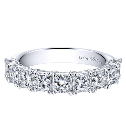 Anniversary Band 14k White Gold Diamond Straight