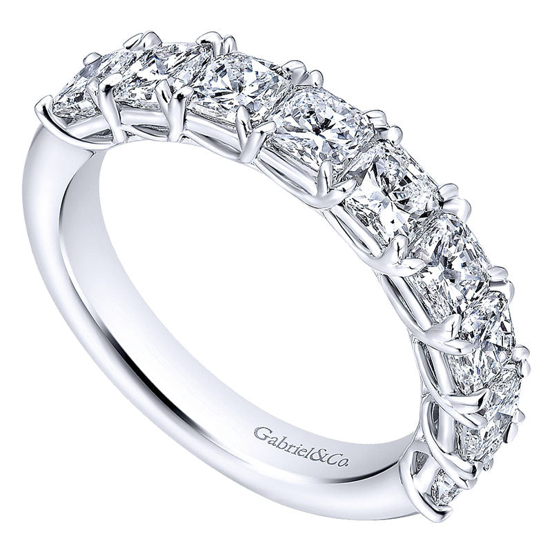 Anniversary Band 14k White Gold Diamond Straight