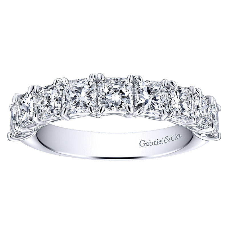 Anniversary Band 14k White Gold Diamond Straight