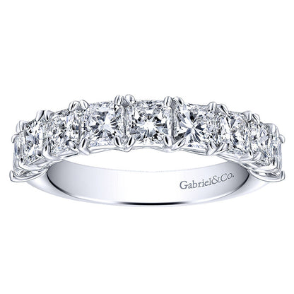 Anniversary Band 14k White Gold Diamond Straight