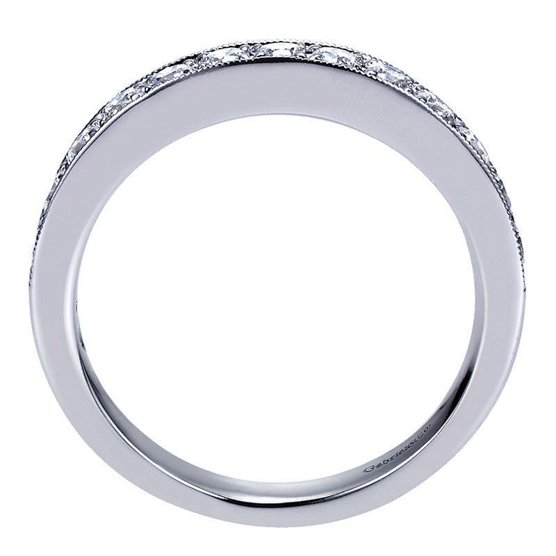 Anniversary Band 14k White Gold Diamond Straight
