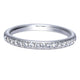 Anniversary Band 14k White Gold Diamond Straight