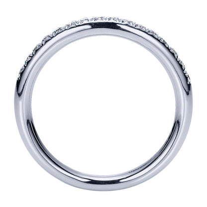 Anniversary Band 14k White Gold Diamond Straight