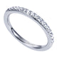 Anniversary Band 14k White Gold Diamond Straight