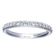 Anniversary Band 14k White Gold Diamond Straight