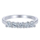 14K White Gold Diamond Straight 14K White Gold ANniversary Band AN5322W44Jj