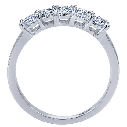 14K White Gold Diamond Straight 14K White Gold ANniversary Band AN5322W44Jj