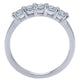 14K White Gold Diamond Straight 14K White Gold ANniversary Band AN5322W44Jj