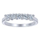 14K White Gold Diamond Straight 14K White Gold ANniversary Band AN5322W44Jj