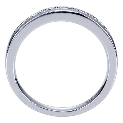 14K White Gold Diamond Straight 14K White Gold ANniversary Band AN5339W44Jj