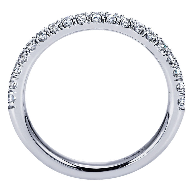 Anniversary Band 14k White Gold Diamond Straight